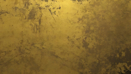 Obraz premium Gold Grunge Wall Texture Digital Painting Abstract Background Illustration Distressed Old Urban Design