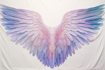Fototapeta premium Ethereal Angel Wing Gradients Spiritual Wall Tapestry - Heavenly Decor Delight