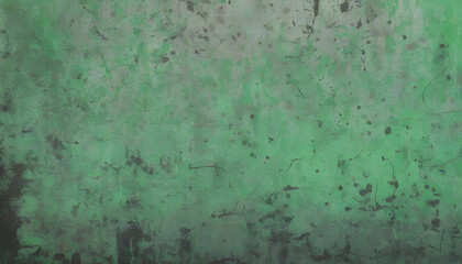 Green Grunge Wall Texture Digital Painting Abstract Background Illustration Distressed Old Urban Design