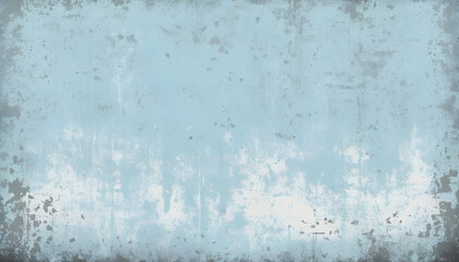 Blue Grunge Wall Texture Digital Painting Abstract Background Illustration Distressed Old Urban Design