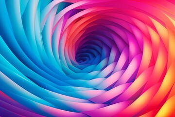 Obraz premium Hypnotic Optical Art Gradients: Futuristic Product Brochure Showcase