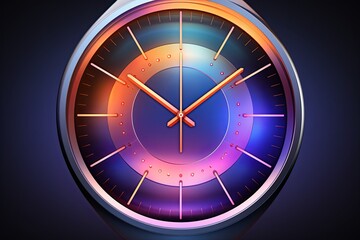 Liquid Metal Mercury Gradients Luxury Watch Face - Sleek Elegance and Timeless Sophistication