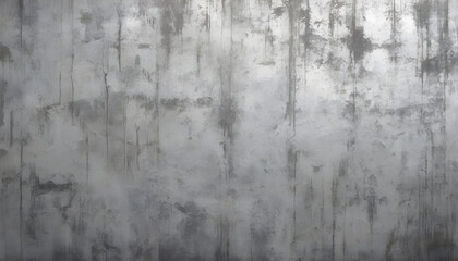 Obraz premium Silver Grunge Wall Texture Digital Painting Abstract Background Illustration Distressed Old Urban Design