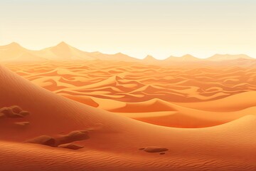 Fototapeta na wymiar Desert Dunes: Swirling Sand Gradient Background for Video Game
