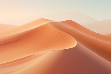 Luxury Glamping Brochure: Swirling Sand Dune Gradients