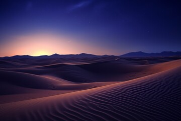 Swirling Sand Dune Gradients: Desert Night Photography Workshop Ad