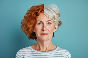 Aging challenges in dual generation health discussion supported by rejuvenation effects and facial skin age portrayal, integrating resveratrol dialogue for aging contrast and skin health dynamics.
