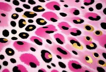 Obraz premium Leopard Print Pattern Illustration Digital Artwork Animal Fur Painting Background Design