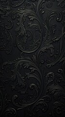Black paisley backgrounds pattern monochrome.