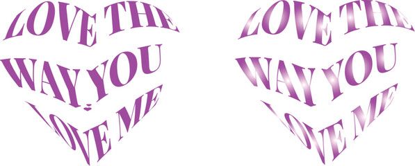 Collection of Heart icon, Symbol of Love Icon flat style modern design Isolated on Blank Background. Vector illustration.