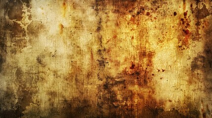 A textured background with a grunge appearance, featuring a blend of brown, orange, and yellow tones with rust-like stains.