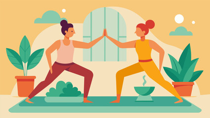 The moist heat of the sauna offered a deeper connection to their bodies as they engaged in a series of challenging standing balances..