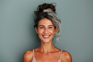 Identity in skin stage settings rejuvenates aging and skincare regimen dynamics, focusing on realistic features and aged wrinkle impacts for double care and portrait integration.