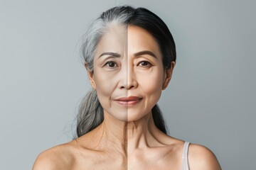 Conceptual integration in aging reduction settings focuses on skincare science and spectrum dynamics, revitalizing aging and skin divide impacts for life revitalization and cosmetic enhancement.