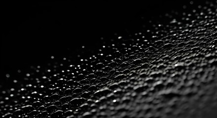 Dark Black White Monochrome Rough Macro Surface Texture