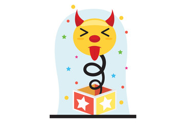 April Fools Flat Design Illustration