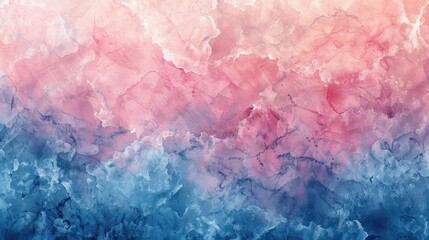 Fototapeta premium Pastel hues in a watercolor texture background.