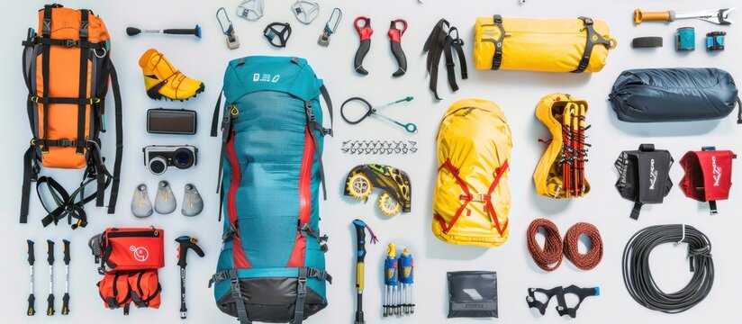 Equipment for mountain climbing to maintain safety