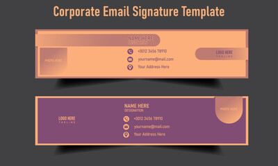 Corporate Email Signature template