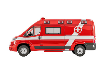 Fototapeta premium Ambulance isolated