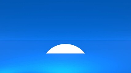 3d platform blue and white in blue background holiday and event concept render illustration 4k video looping