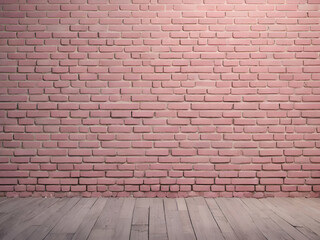 Old pink brick wall for a vintage style background.