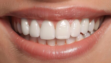  Radiant Smile with Perfect White Teeth, Healthy Oral Care Concept
