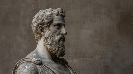 Ancient Roman Statue Portrait