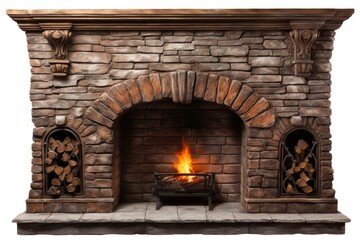 Fireplace hearth architecture.
