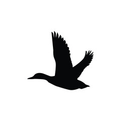 Duck Silhouette Flat Icon