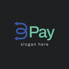 Logomark and initial abstract modern for company 