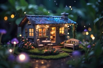 Obraz premium very small house