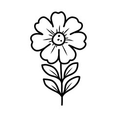 Flowers in the garden icon
