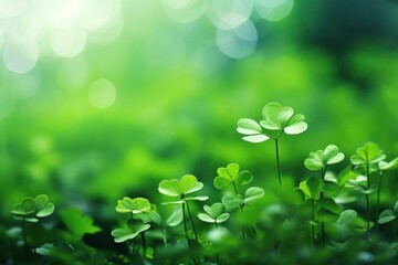 Outdoors nature clover plant.