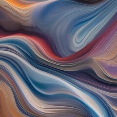 Dynamic waves of color flowing and undulating, like a river of light in perpetual motion, evoking a sense of tranquility and beauty, calming the mind4