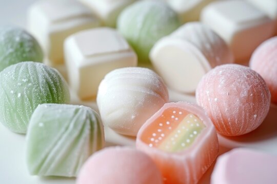 Assorted Colorful Candies Close-up