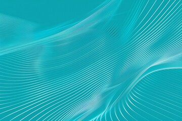 Integrate curved lines sparingly to add a sense of flow and elegance to a predominantly straight line design in turquoise, abstract  , background
