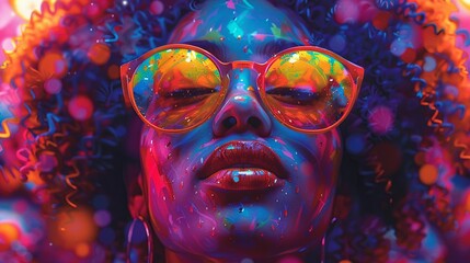 Create dynamic illustrations of individuals socializing and connecting with friends family