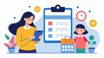 A busy parent scheduling bill payments and setting reminders through their mobile banking app to never miss a due date.