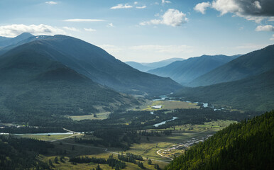 Scenery of Kanas Scenic Area in Altay Region, Xinjiang, China