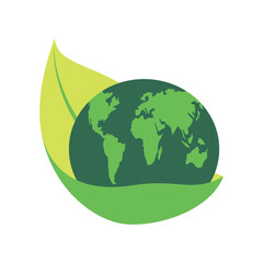 Obraz premium eco label planet