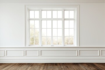 Window windowsill white wall.