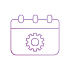 calender icon with white background vector stock illustration