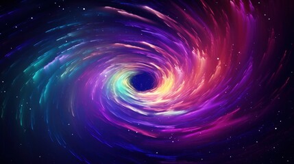 Fototapeta premium a colorful swirl of lights