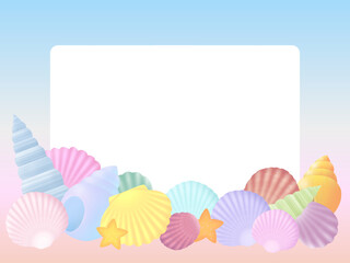 貝殻のフレーム　I