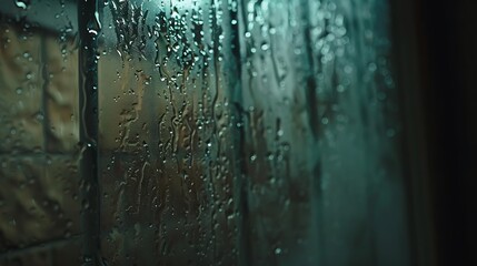 rain on window