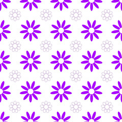 seamless pattern small purple flowers 