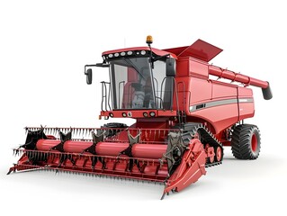 Powerful Combine Harvester for Efficient Agricultural Production on Farmland