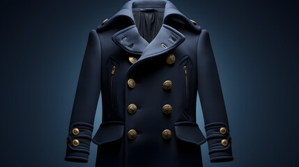Peacoat fashion icon 3d