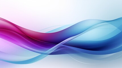 Abstract 3D Background with Blue and Violet Striped Wavy Lines.